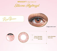 SEED Minasoft 1 day Color UV - Rose Brown-Colored Contacts-UNIQSO