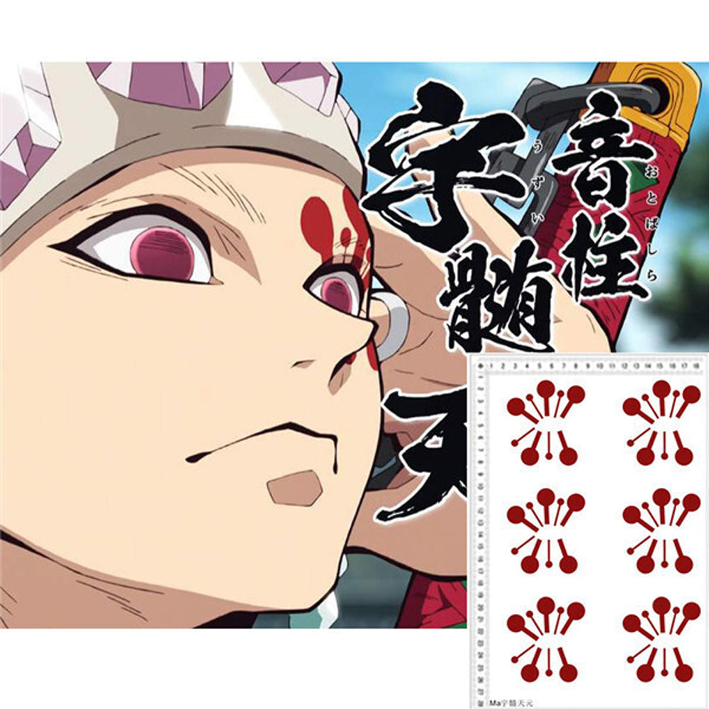 Demon Slayer Tattoo Sticker For Tengen Uzui UNIQSO