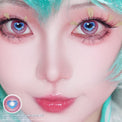 Sweety x Eyesinger Cupid Heart Pink (2 lenses/pack)-Colored Contacts-UNIQSO