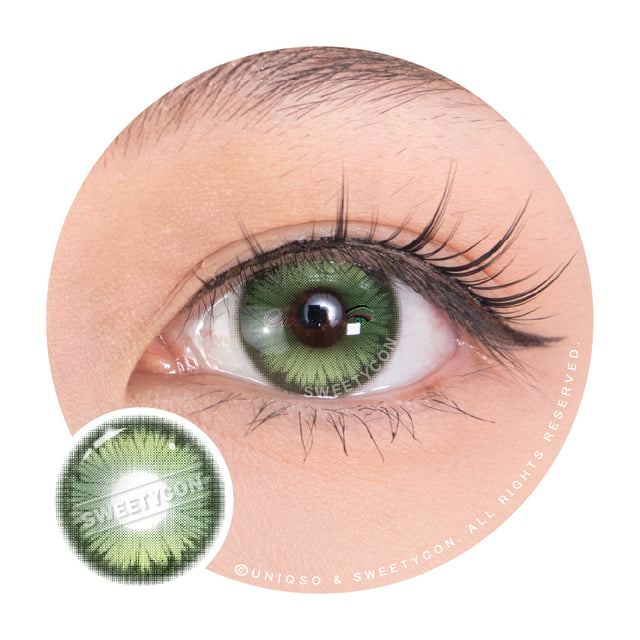 Sweety Mystic Wing Green (1 lens/pack）-Colored Contacts-UNIQSO