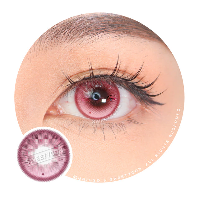 Sweety Dust Rose (1 lens/pack)-Crazy Contacts-UNIQSO