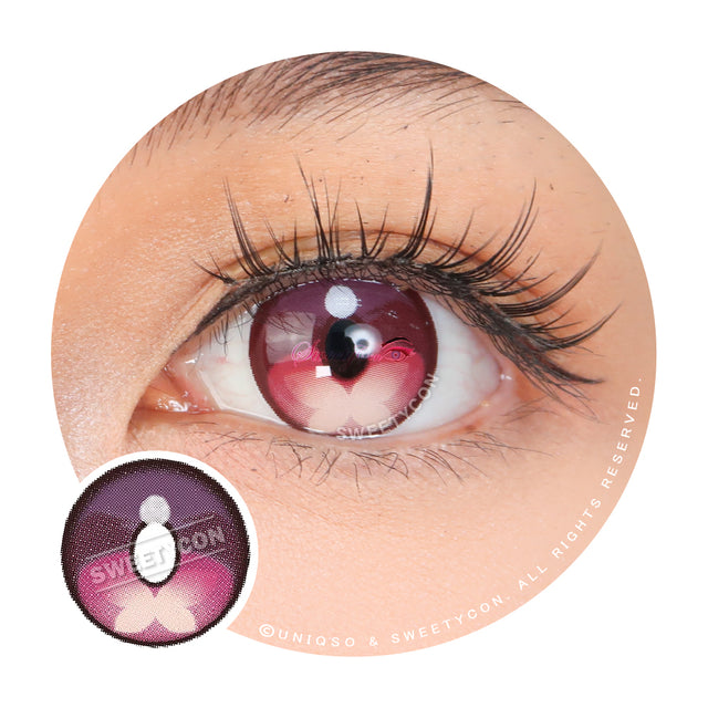 Sweety x Eyesinger Violet Butterfly (2 lenses/pack)-Colored Contacts-UNIQSO