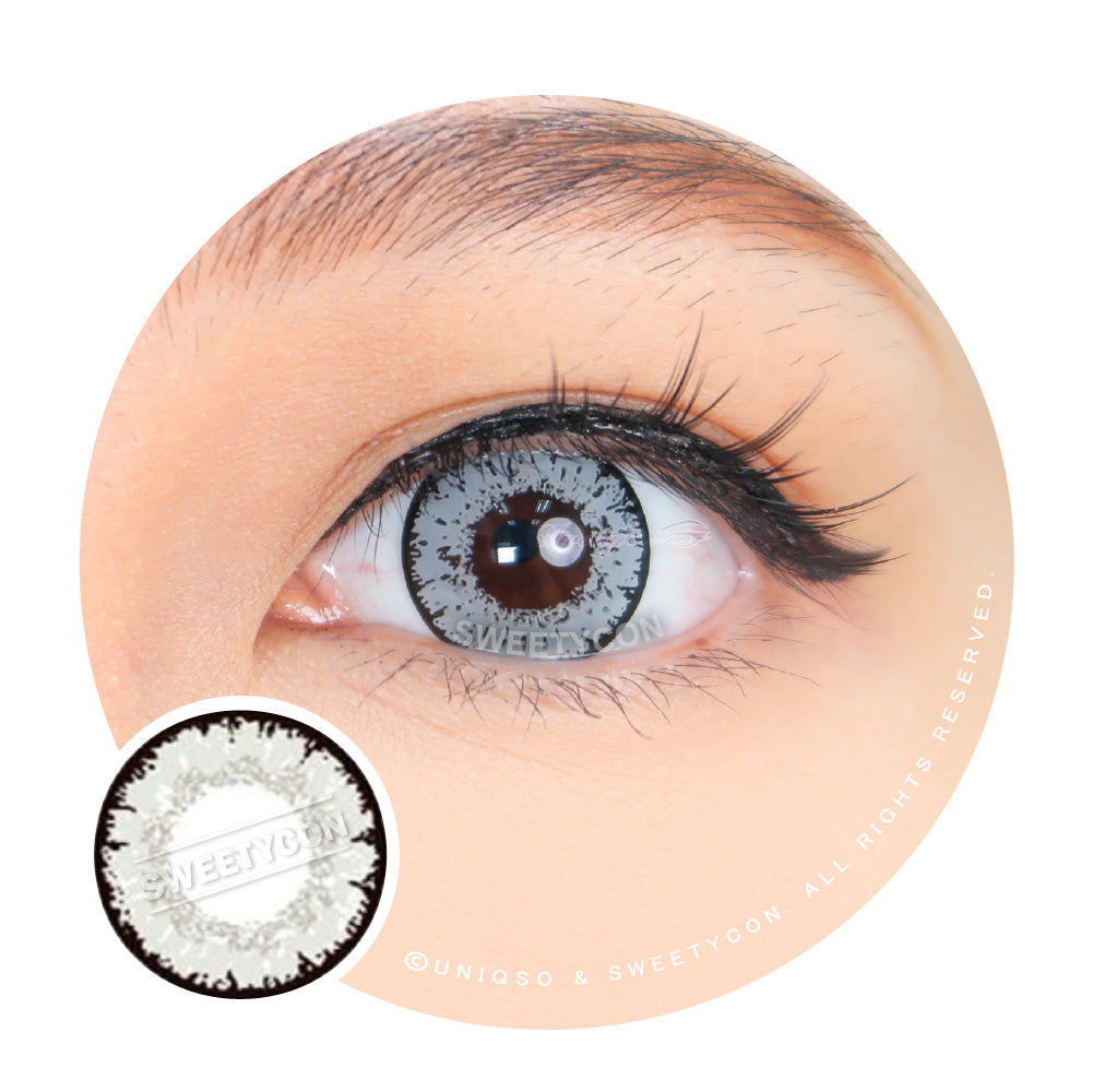 Sweety Queen Light Grey (1 lens/pack)-Colored Contacts-UNIQSO