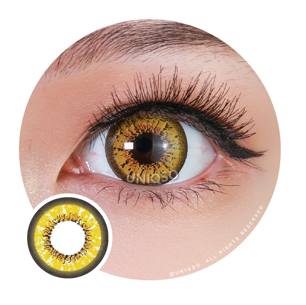 Yellow Cosplay Contacts – HoneyColor