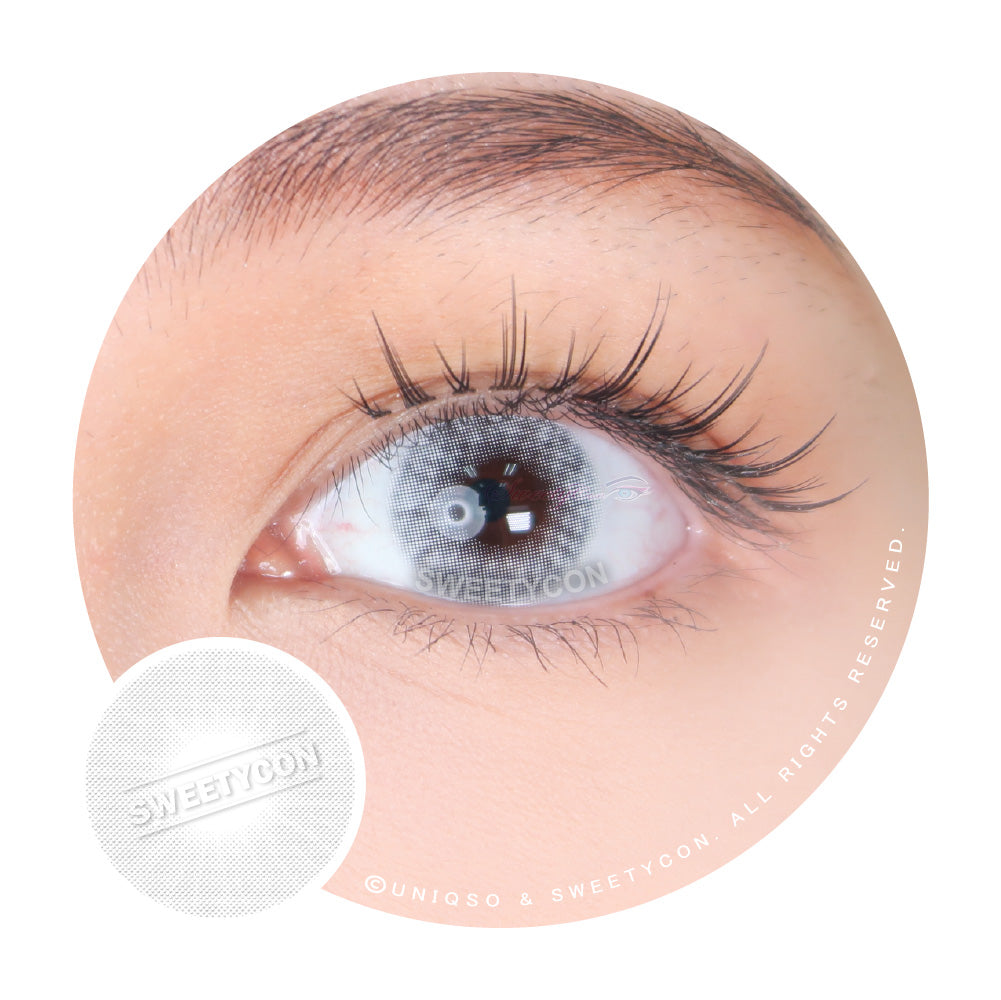 Icy Grey Colored Contacts for a Subtle, Natural Look – UNIQSO