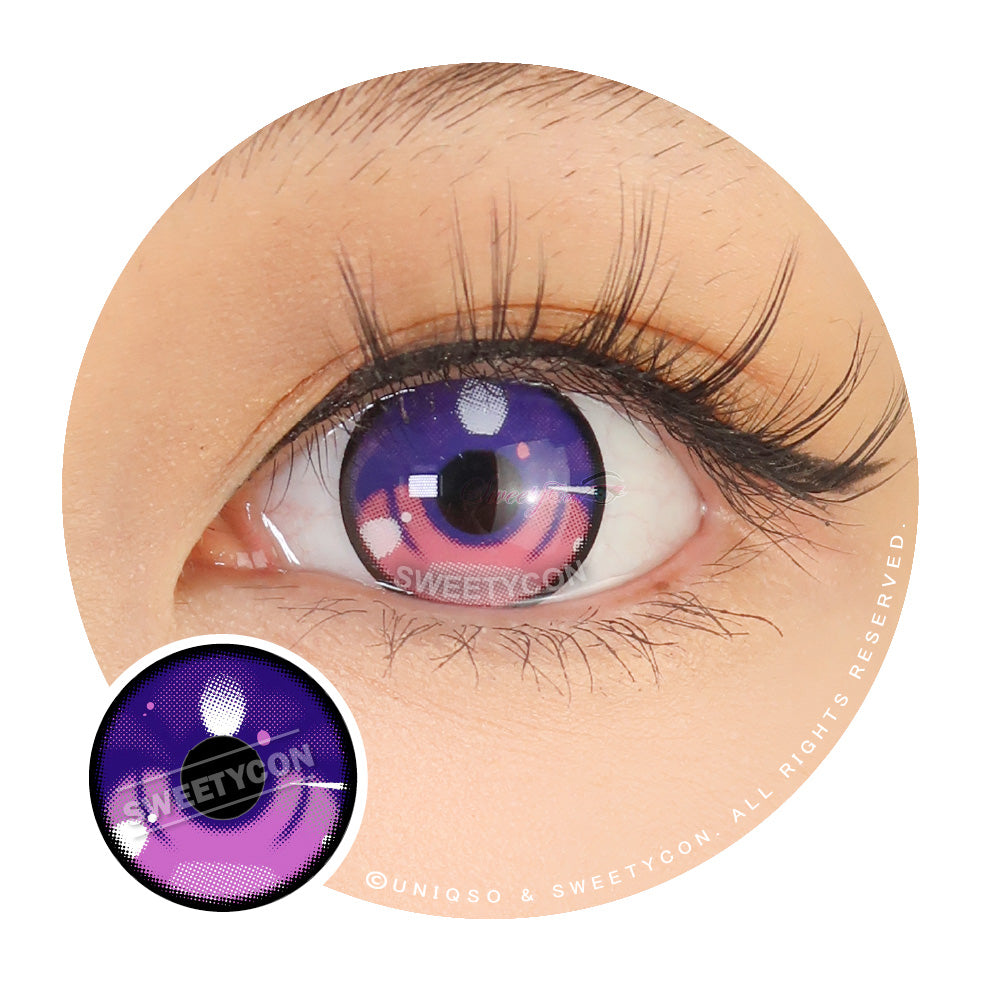 Sweety Anime 3 Violet Cosplay Colored Contact Lenses – UNIQSO