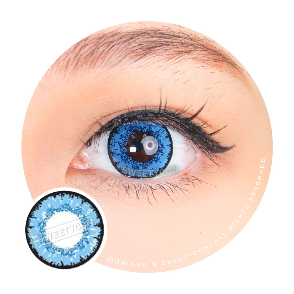 Sweety Queen Dark Blue Colored Contacts – UNIQSO