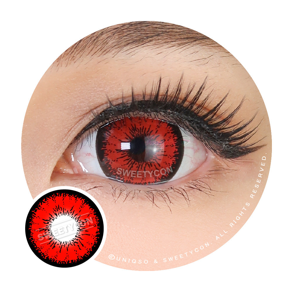 Sweety Mini Sclera 17mm tokyo N red | Halloween Contacts
