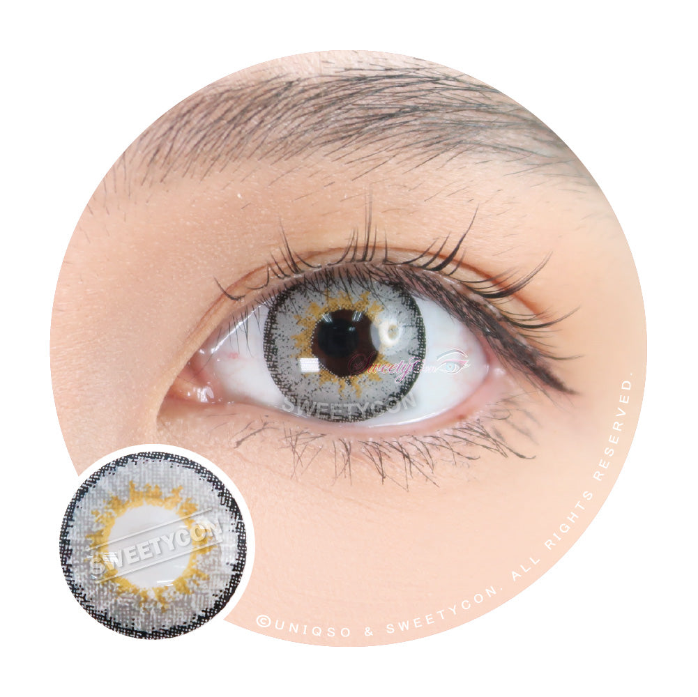 Sweety Snow Grey (1 lens/pack)-Colored Contacts-UNIQSO