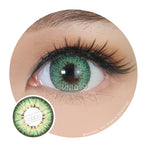 Barbie Puffy 3 Tones Green-Colored Contacts-UNIQSO