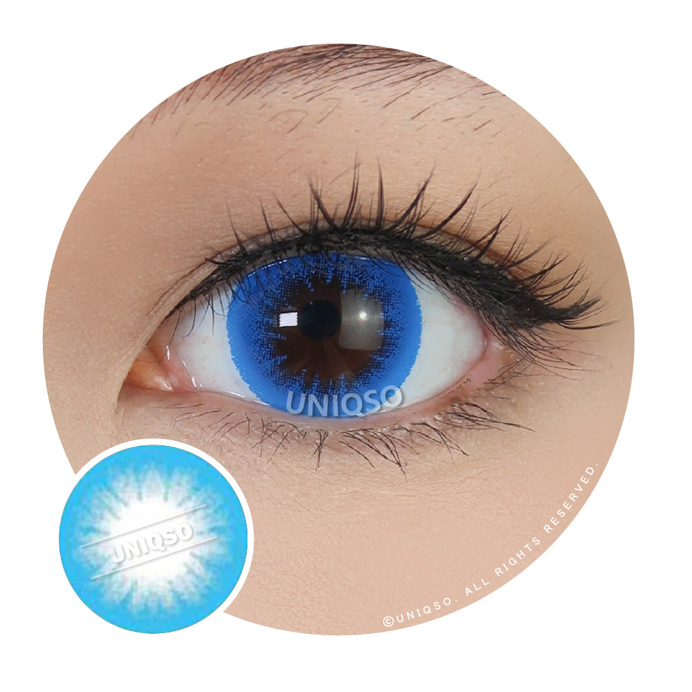 Barbie Bubble Blue-Colored Contacts-UNIQSO