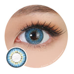 Barbie Puffy 3 Tones Blue-Colored Contacts-UNIQSO