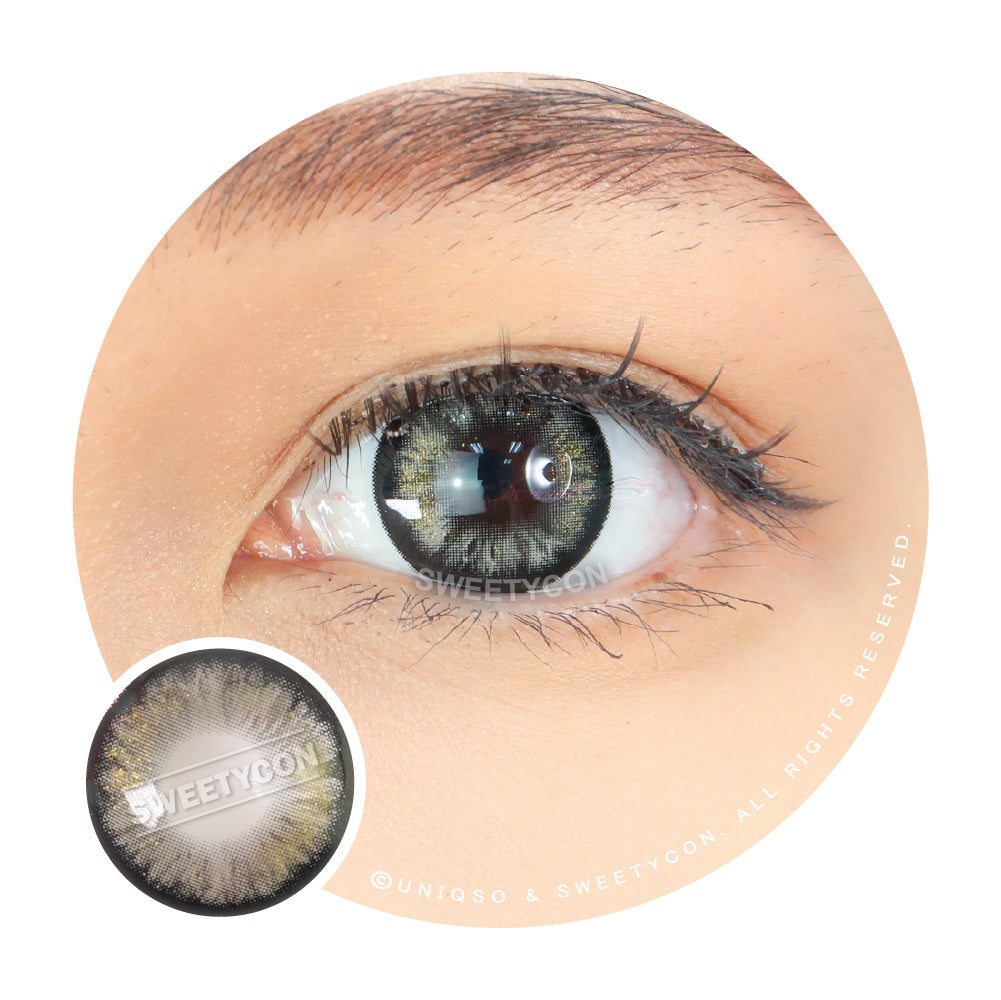Sweety Stardust Black-Colored Contacts-UNIQSO
