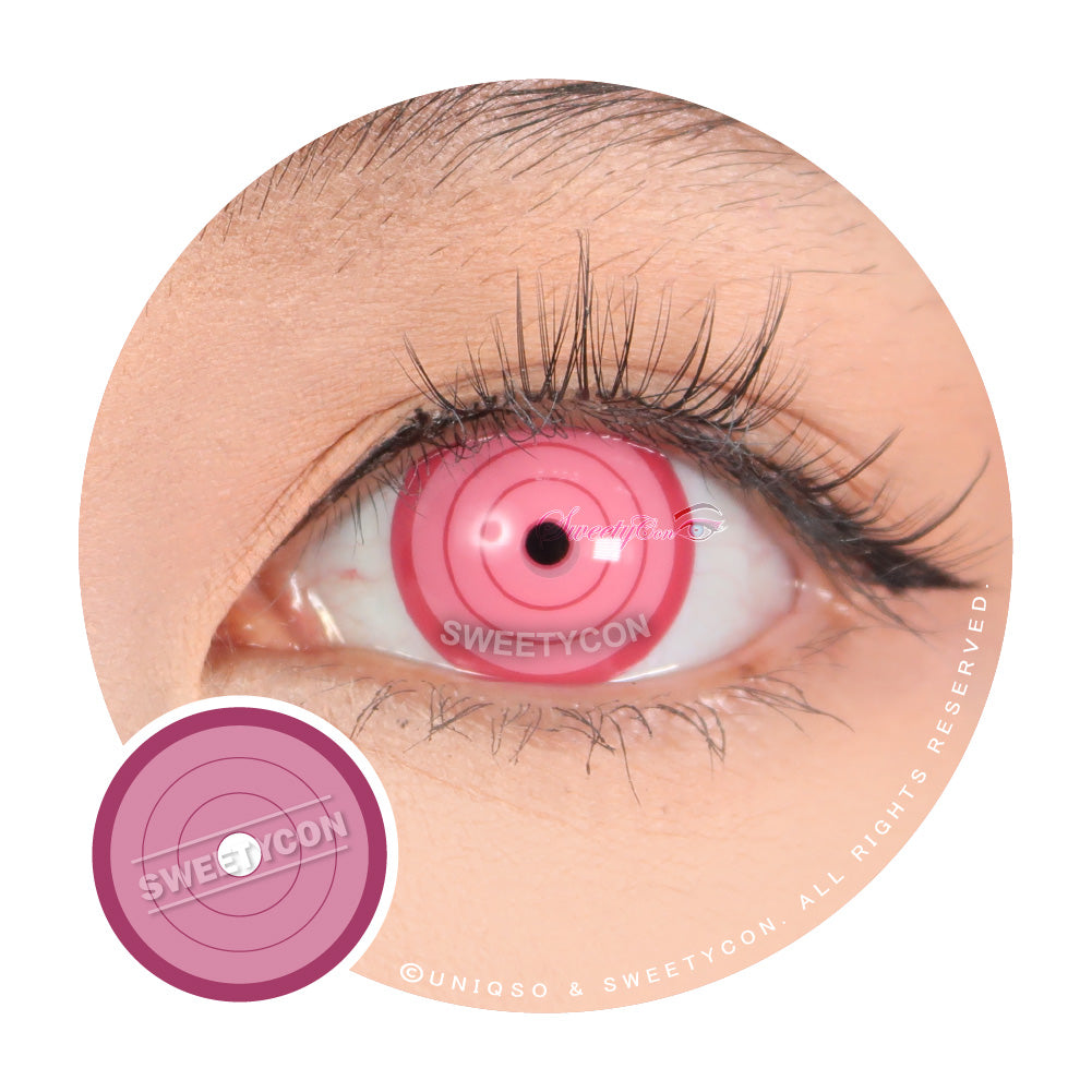 Sweety Rings Pink (1 lens/pack)-Colored Contacts-UNIQSO