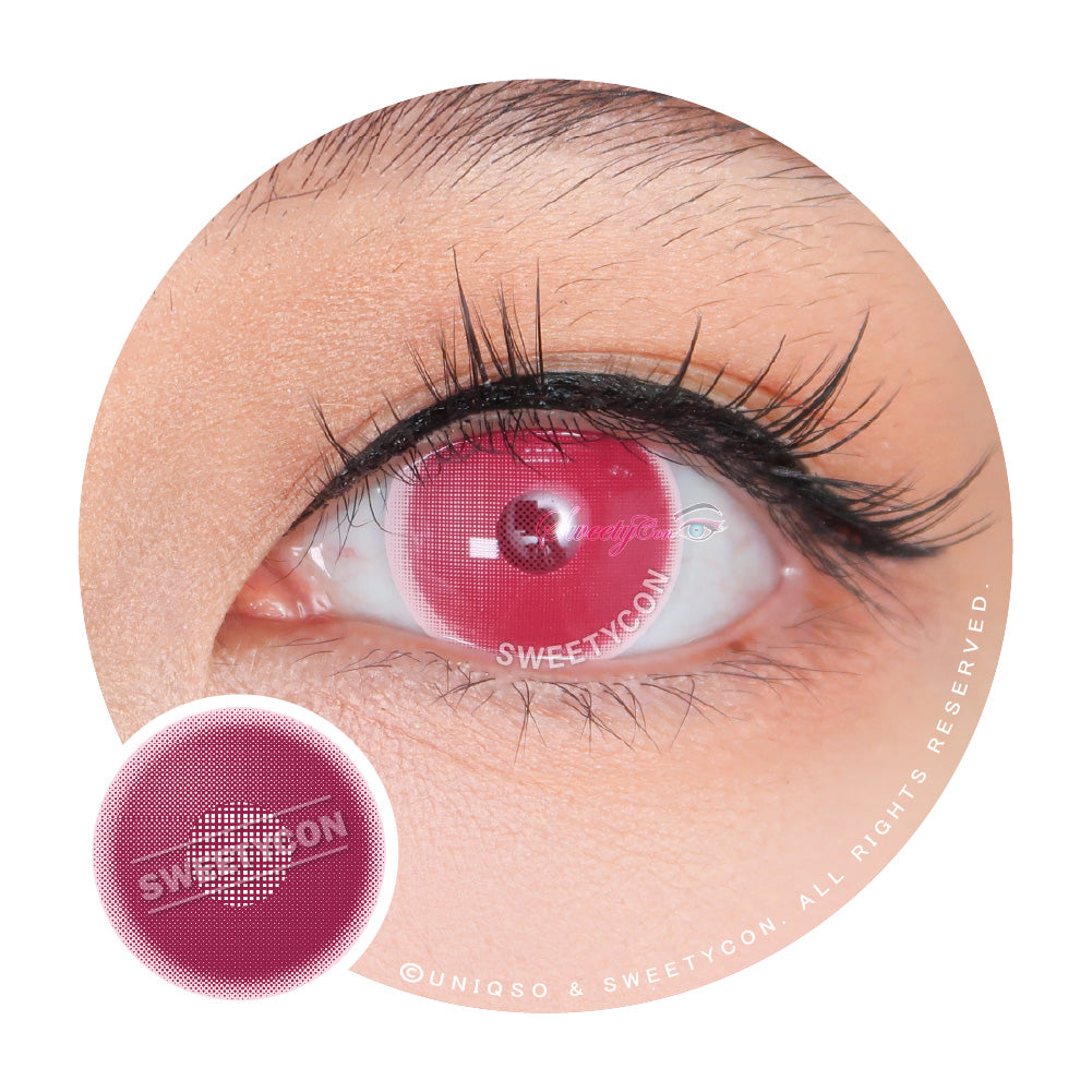 Sweety Crazy Opaque Violet Contacts | Prescription – UNIQSO