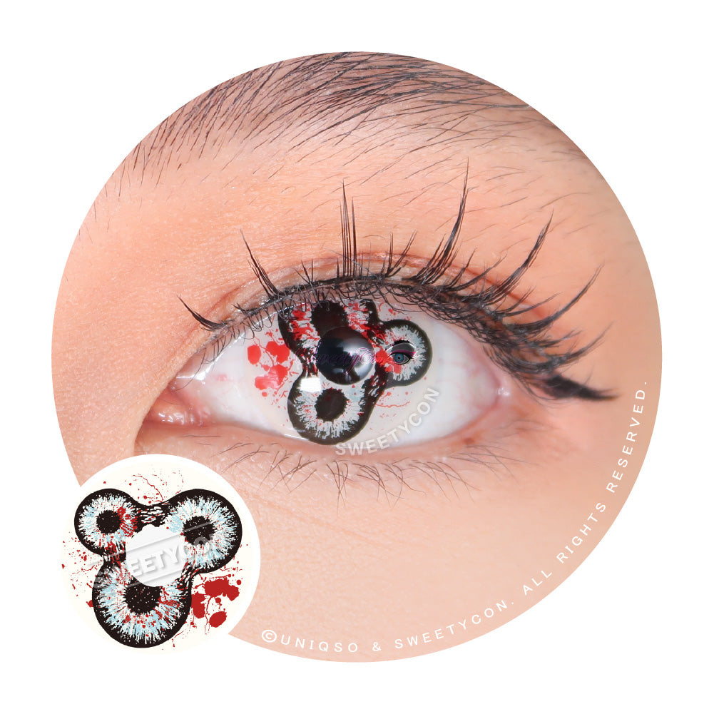 Sweety Crazy Devil's Triple | Halloween Contacts With Prescription