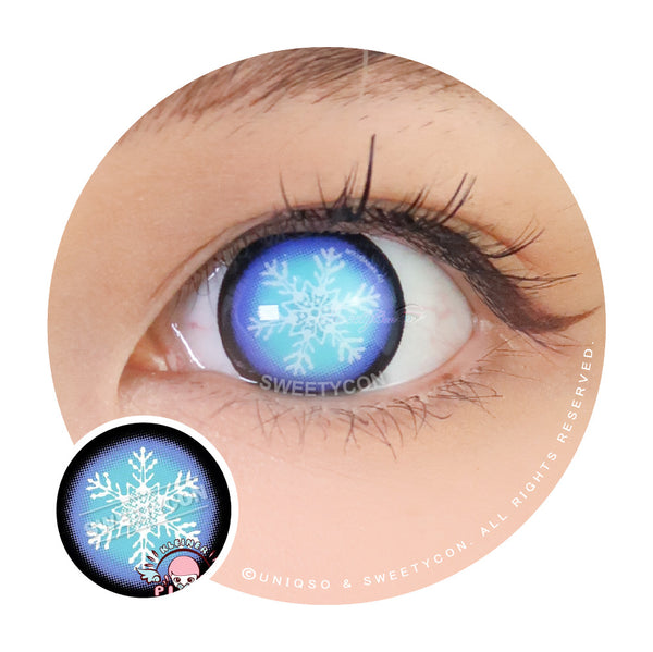 Anime Winter Queen by KleinerPixel (1 lens/pack)-Colored Contacts-UNIQSO