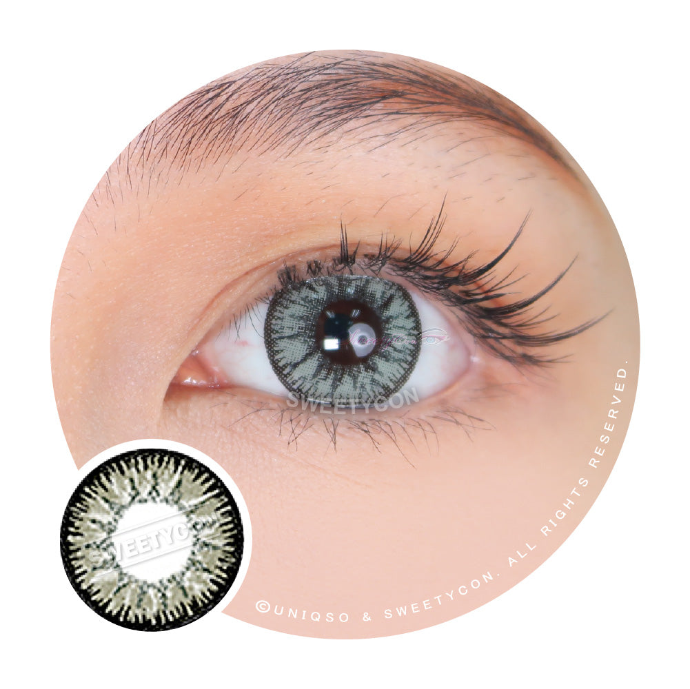Buy N's Collection Coconuts Grey Coloured Contacts | EyeCandys