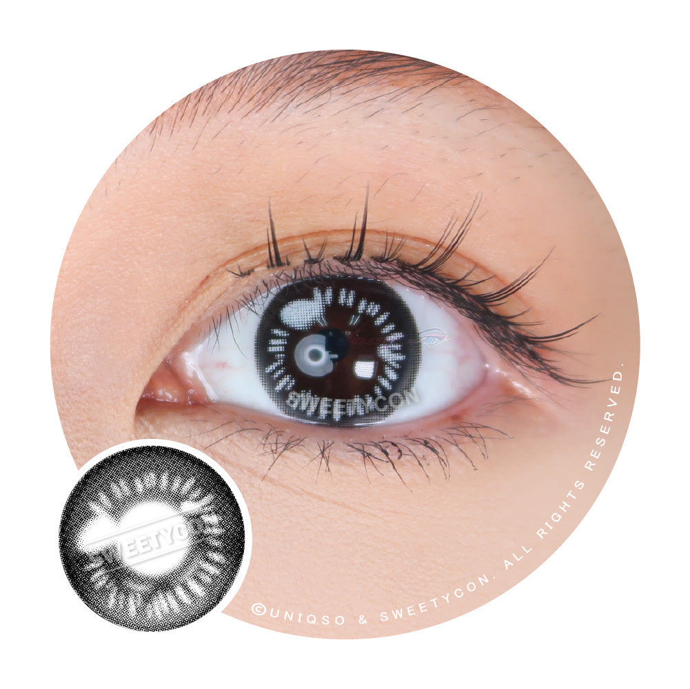 Sweety Anime Black (1 lens/pack) [Exp: 06/2026]-Colored Contacts-UNIQSO