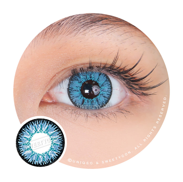 Sky Blue Colored Contact Lenses by Maxvue brand