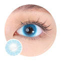 Western Eyes Solotica Blue (1 lens/pack) [Exp: 04/2027]-Colored Contacts-UNIQSO