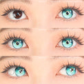 Sweety x Eyesinger Aqua Gemstone (2 lenses/pack)-Colored Contacts-UNIQSO