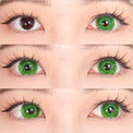 Sweety Mini Sclera Green Devil (1 lens/pack)-Mini Sclera Contacts-UNIQSO