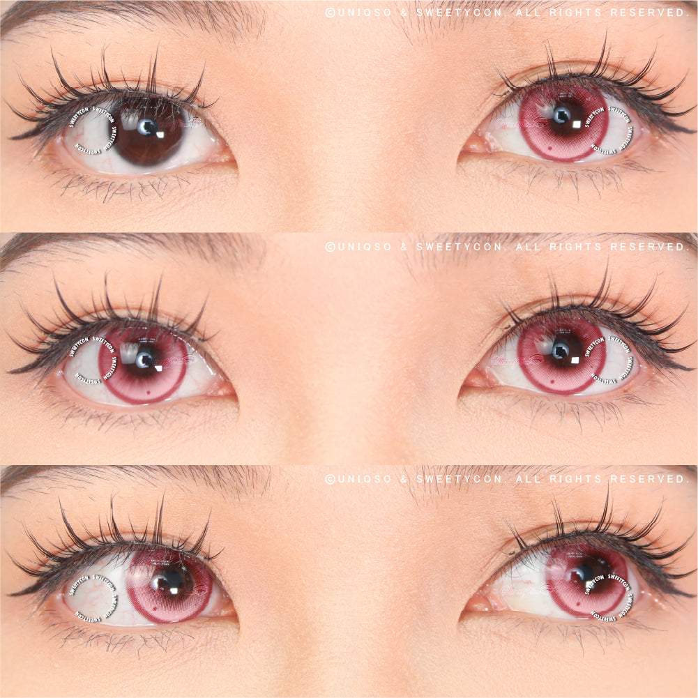 Sweety Dust Rose (1 lens/pack)-Crazy Contacts-UNIQSO