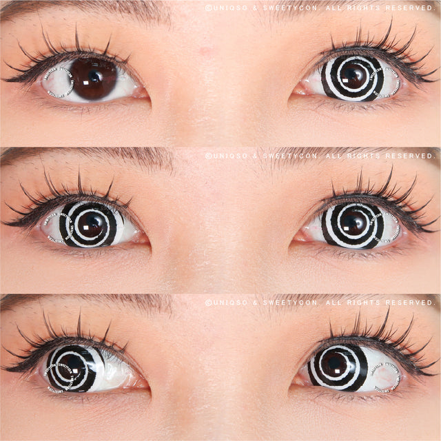 Sweety Mini Sclera Black Spiral (1 lens/pack)