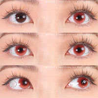 Sweety Monaco Red (1 lens/pack)-Colored Contacts-UNIQSO