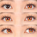 Sweety x Eyesinger Golden Eclipse (2 lenses/pack)-Colored Contacts-UNIQSO
