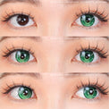 Sweety x Eyesinger Emerald Halo (2 lenses/pack)-Colored Contacts-UNIQSO