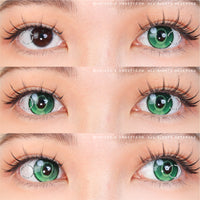 Sweety x Eyesinger Emerald Halo (2 lenses/pack)-Colored Contacts-UNIQSO