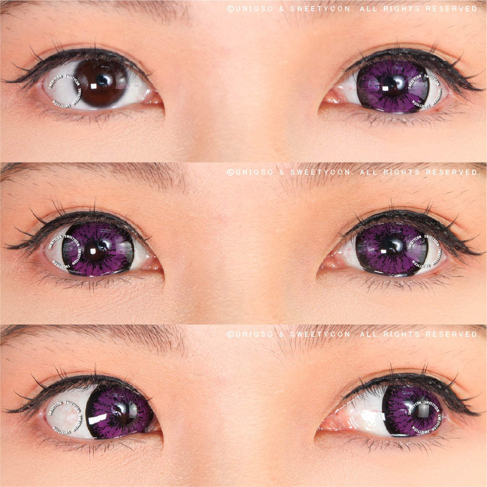 Sweety Mini Sclera Tokyo N Violet(1 lens/pack)-Mini Sclera Contacts-UNIQSO
