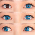 Sweety Mini Sclera Blue Devil (1 lens/pack)-Mini Sclera Contacts-UNIQSO