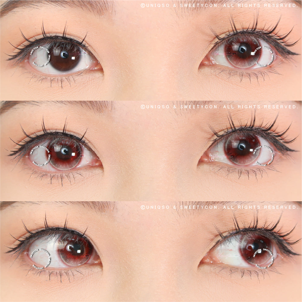 戯画　 SWEET collection Sweety Crazy Witch Tears Grey | Colored Contacts For Halloween