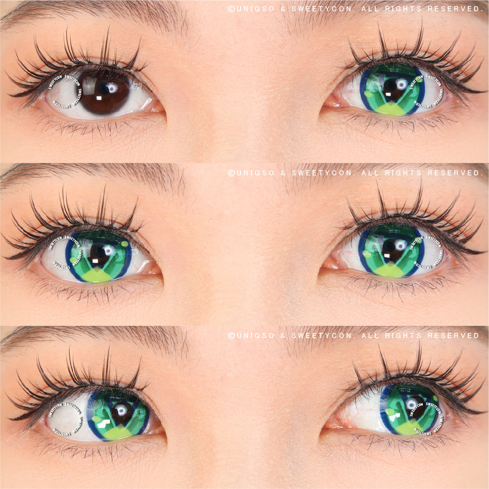 Sweety x Eyesinger Teal Nova (2 lenses/pack)-Colored Contacts-UNIQSO