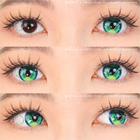 Sweety x Eyesinger Teal Nova (2 lenses/pack)-Colored Contacts-UNIQSO