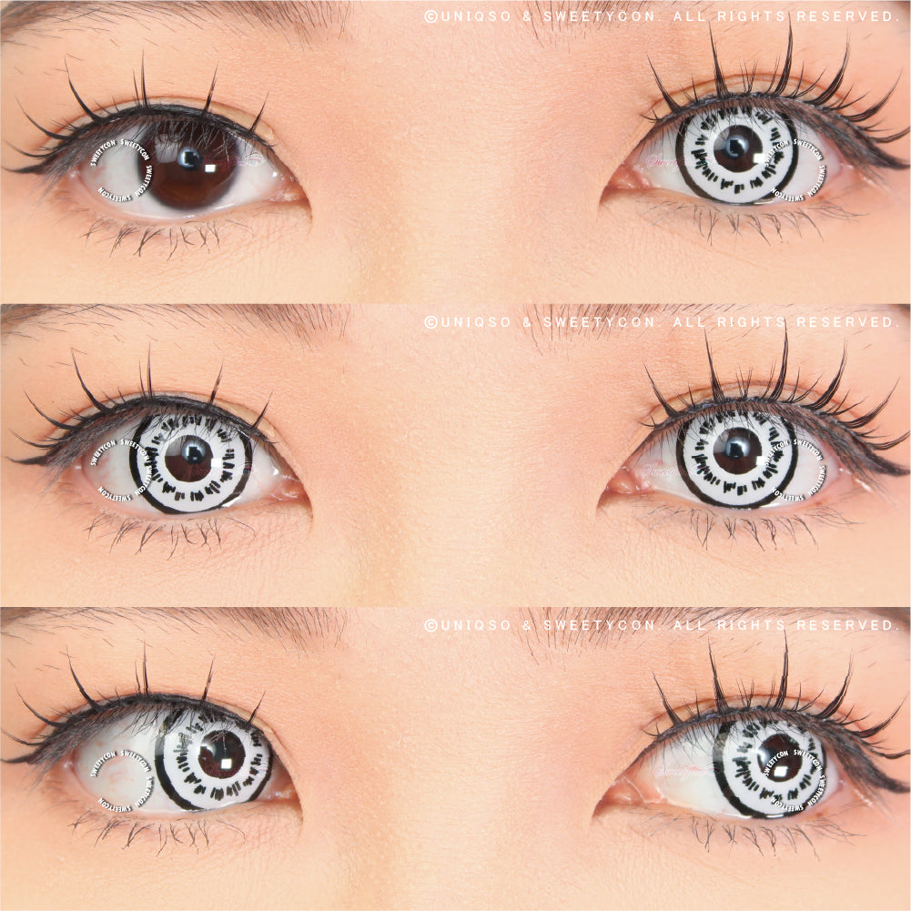Sweety White Aura II (No Vision Block) (1 lens/pack)-Colored Contacts-UNIQSO