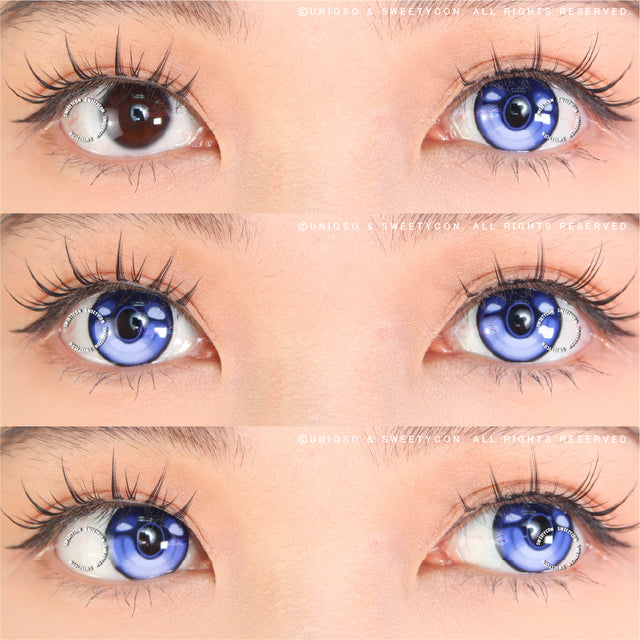 Sweety x Eyesinger Indigo Thunder Eye (2 lenses/pack)-Colored Contacts-UNIQSO