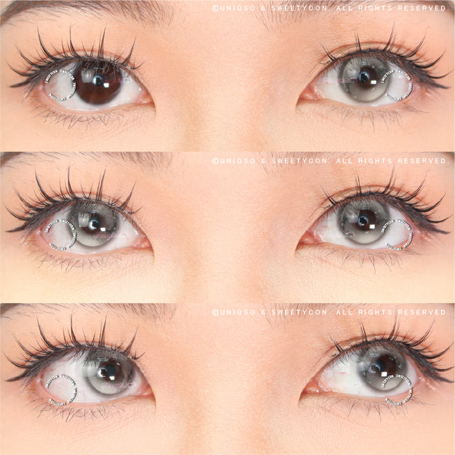 Sweety Cloud Dancer Grey (1 lens/pack)-Crazy Contacts-UNIQSO