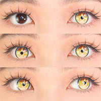Sweety x Eyesinger Golden Starburst (2 lenses/pack)-Colored Contacts-UNIQSO
