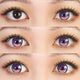 Sweety Anime 2 Purple Pink (1 lens/pack)-Colored Contacts-UNIQSO