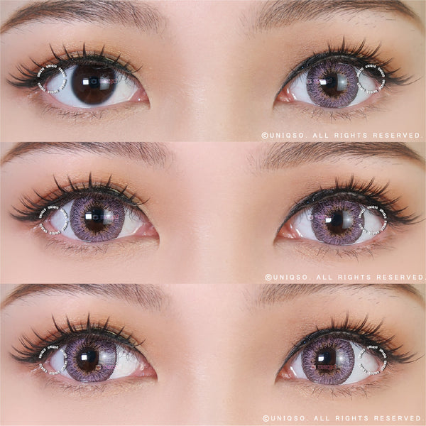 Barbie Puffy 3 Tones Pink (1 lens/pack)-Colored Contacts-UNIQSO