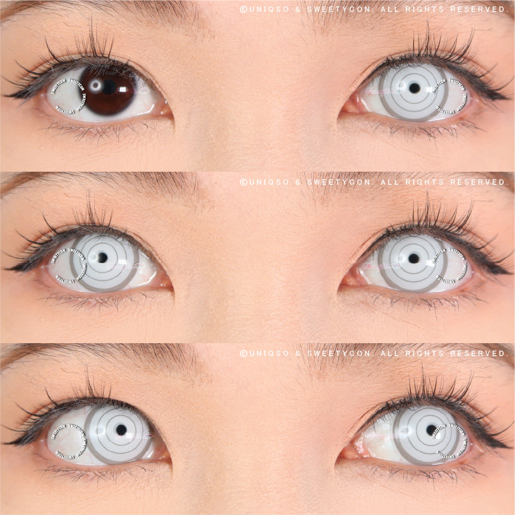 Sweety Rings Grey (1 lens/pack)-Colored Contacts-UNIQSO