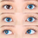 Western Eyes Solotica Blue (1 lens/pack) [Exp: 04/2027]-Colored Contacts-UNIQSO