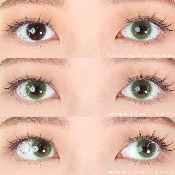 Western Eyes Solotica Green (1 lens/pack)-Colored Contacts-UNIQSO