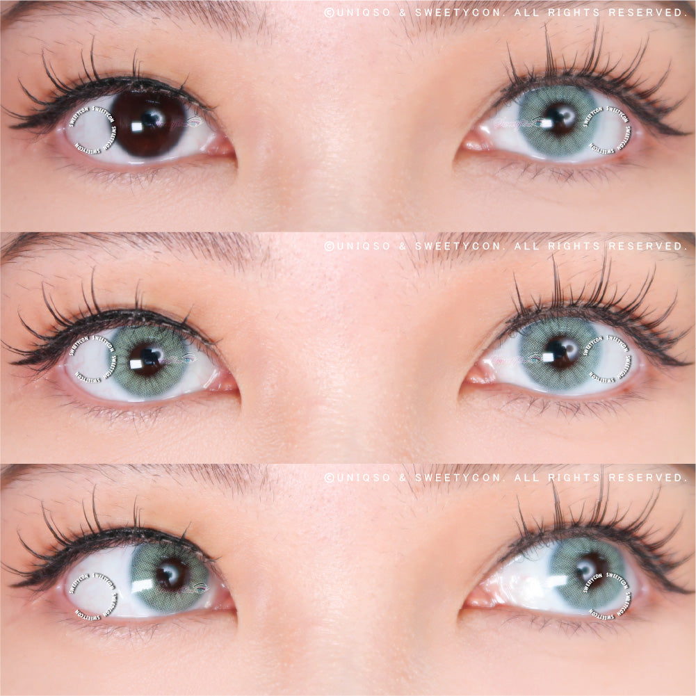 Sweety Hidrocor Topaz | Green Colored Contacts – UNIQSO