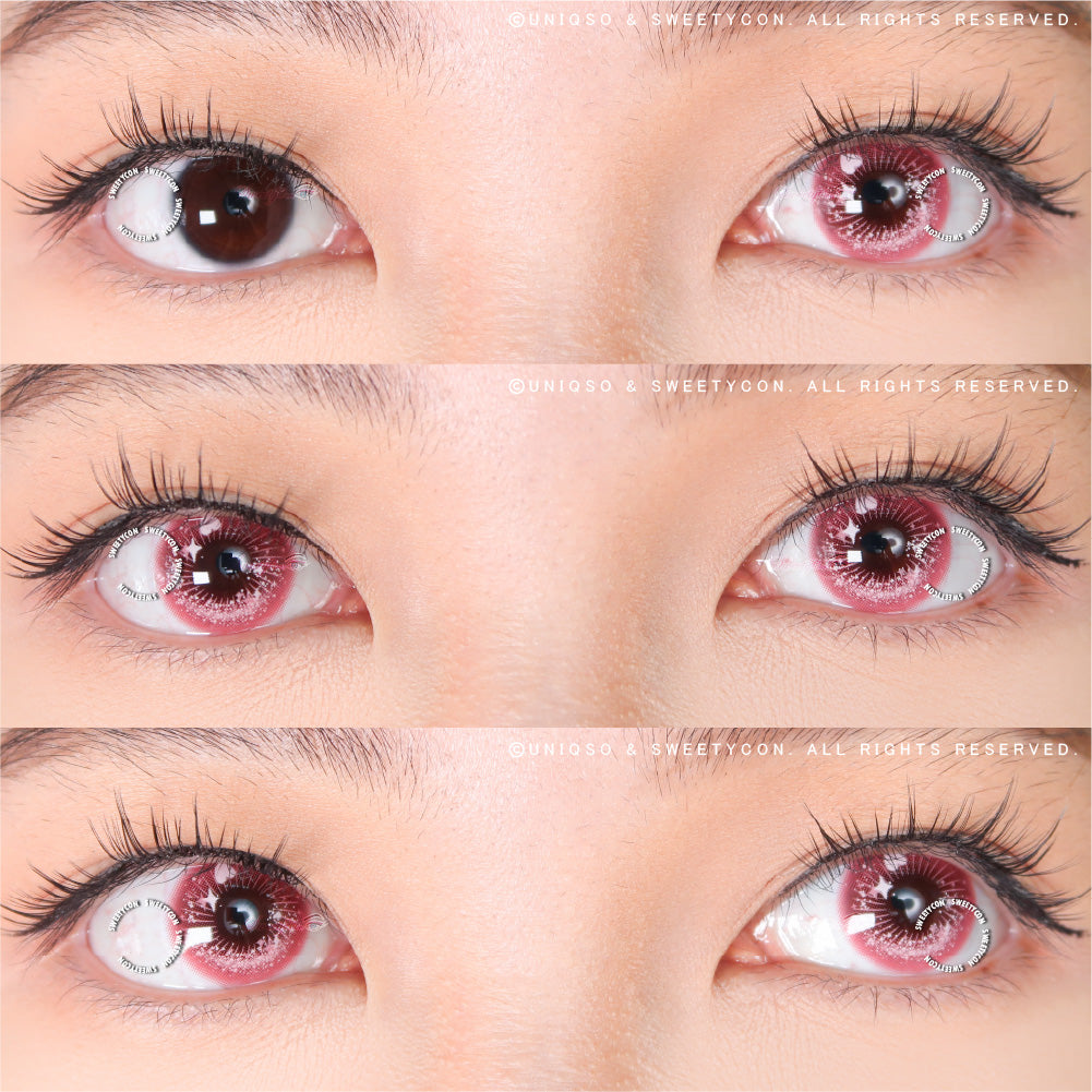 Sweety Crazy Candy Pop Pink | Colored Contacts For Cosplay – UNIQSO