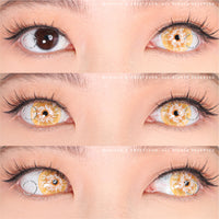 Sweety Crazy White Walker Yellow (1 lens/pack)-Crazy Contacts-UNIQSO